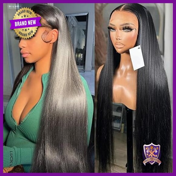13x6 Full Lace Frontal Wig Brazilian Human Hair Glueless 20 Inch main image 6
